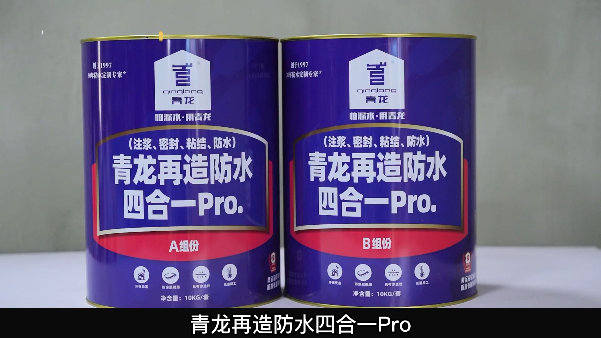 青龍再造防水四合一 Pro.(注漿、密封、粘結(jié) 、防水)